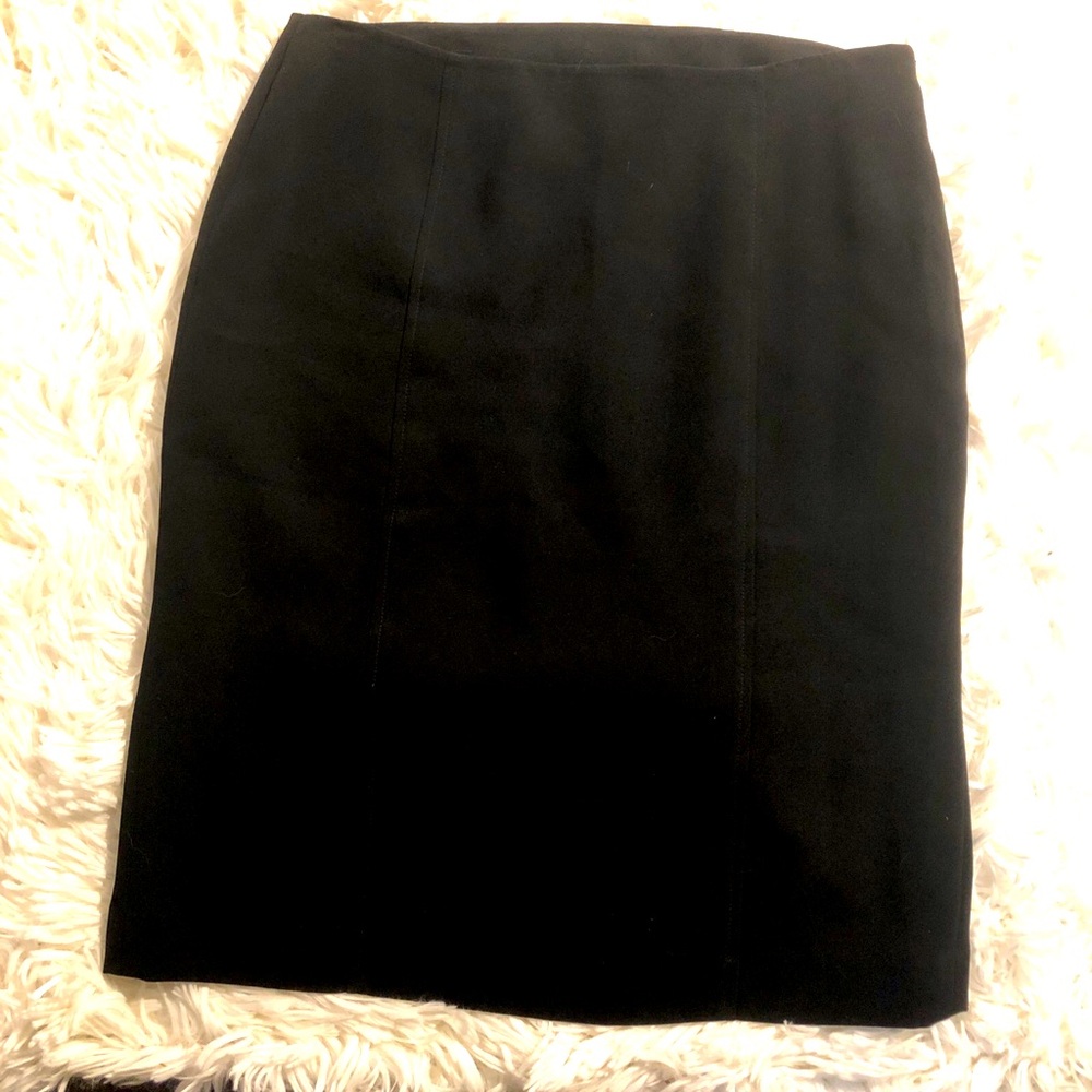 Jones New York Suit Skirt Womens Size 12  Black Below The Knee Zipper Lined